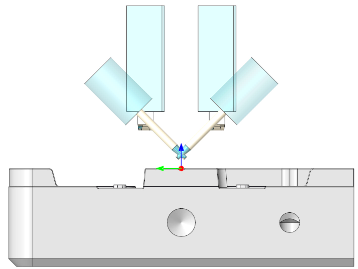 Darstellung der optimalen Startposition 