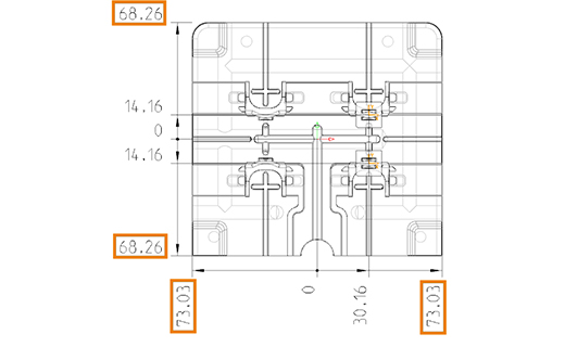 Add workiece dimensions automatically