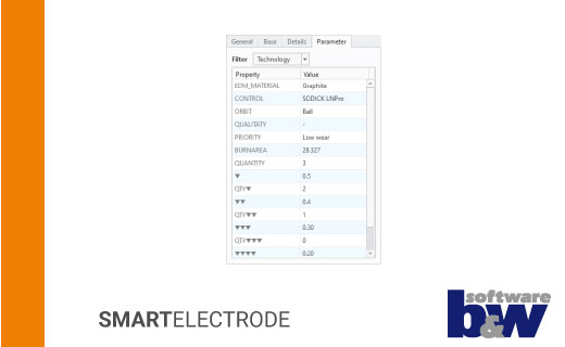 New page “Parameters” in user interface Base